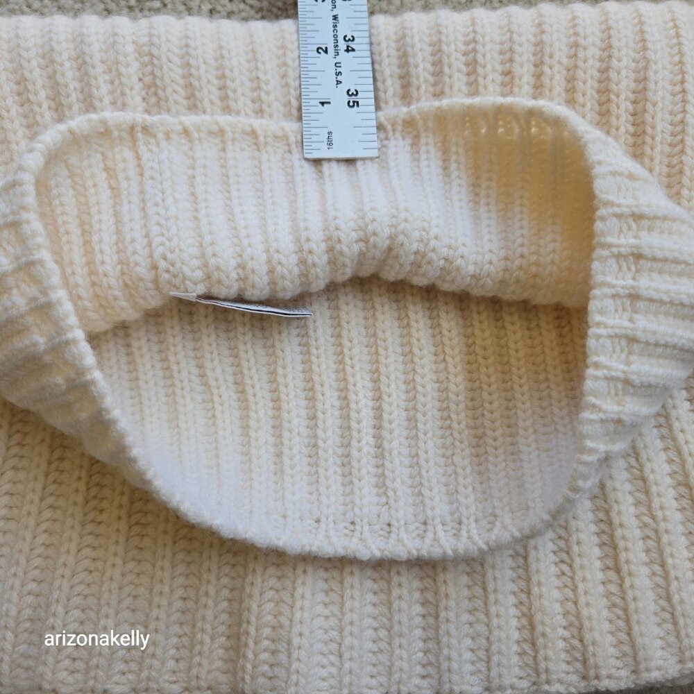 NWOT Malo Cashmere Neck Warmer Ivory - Picture 8 of 15